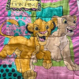 Vintage lion king sleeping bag